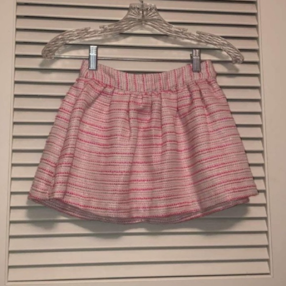 Girls Pink Stripped Skirt